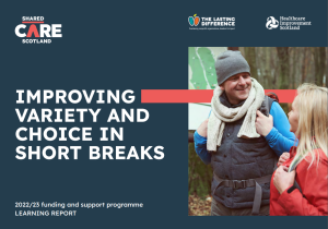 Cover of the guide to Improving Variety and choice in short breaks